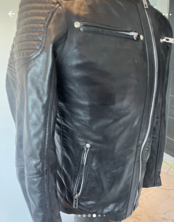 Solid Denmark Mans Biker Jacket - Image 4